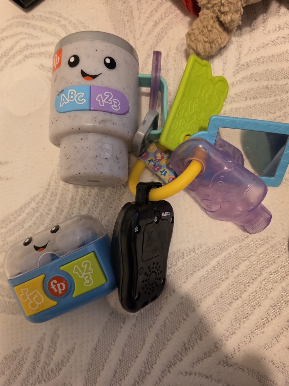 Fisher-Price Activity Keys , Headphones And "coffe cup" Set